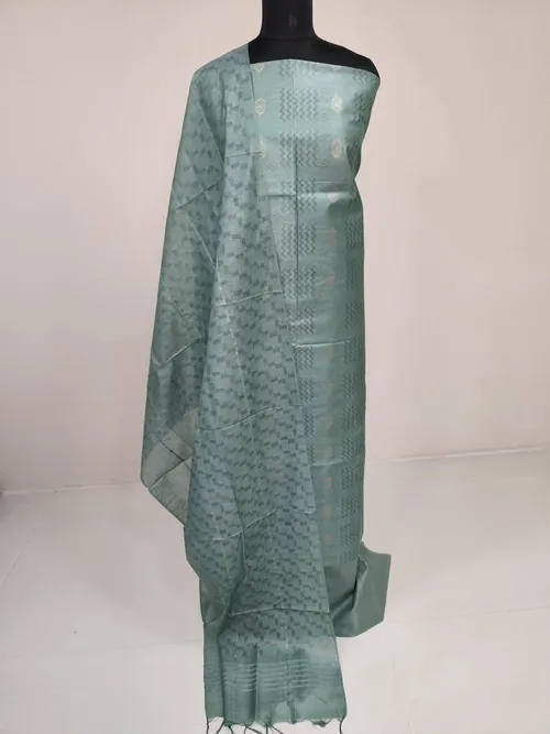 Beautifully Crafted Semi Tusser Bhagalpuri Suits Collection – Elegance in Every Thread